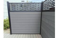 China Modern Wood Plastic Composite Fence Privacy Wpc Fence DIY Size supplier