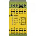 Pilz PNOZ X3 Emergency Stop Safety Relay With 24V Dc Supply Voltage 230V Ac Dual-Channel 3 Safety Contacts for sale