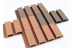China Outdoor Wood Plastic Composite Exterior Wall Cladding PVC WPC Wall Panels supplier