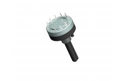 China Round Custom Potentiometer Knobs With 6mm Shaft Diameter And Option Markings supplier