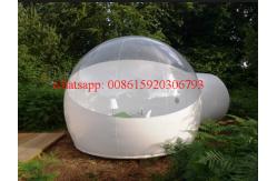 China Half Clear Inflatable transparent plastic Bubble Tent Outdoor Inflatabe, bubble tree tent supplier