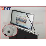 Slim Conference Tabletop Motorized LED / LCD Monitor Lift With FHD Screen