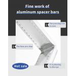 Double glazing aluminum spacer bar smooth welding line 100% bendable