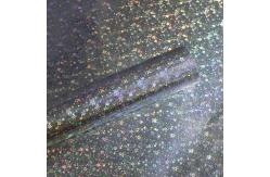 China Gold Silver Glitter Sparkly Gift Wrap Paper Roll Plastic Sheet 72cmx52cm supplier