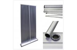 China Retractable Wide Base Aluminum Display Roll Up Banner Stand For Advertisement supplier