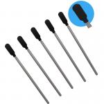 Rigid PP Cleanroom Lint Free Sponge Cleaning Stick Black 3.6 for sale
