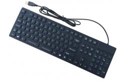 China IP68 USB PS2 Interface 100mA Waterproof Keyboard 105 Keys supplier
