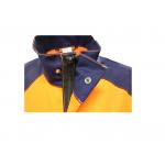 Sattin Woven Orange 250GSM Reflective Jacket Retro 3M Strip 9910