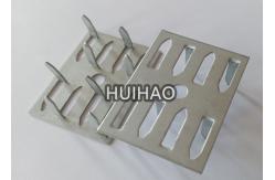 China 50mmx38mm Acoustical panel insulation impaling clips with 8 pins supplier