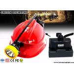 10000 Lux Rechargeable LED Headlamp  With RGB Warning Light Explosion Proof for sale