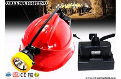 China 10000 Lux Rechargeable LED Headlamp  With RGB Warning Light Explosion Proof supplier