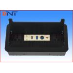 Hidden Flip Up Conference Table Electrical Outlets For Office Furniture for sale