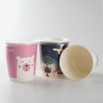 Kraft Paper Single Wall Ice Cream Cup Biodegradable 7oz 32oz for sale