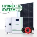 Small Home Solar Power System 5KW 8KW 10KW Solar Cell Hybrid System for sale