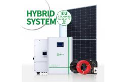 China Small Home Solar Power System 5KW 8KW 10KW Solar Cell Hybrid System supplier