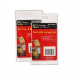 Custom Size Black Adhesive Magnetic Sheet Precut Magnetic Adhesive Tape