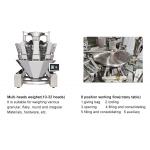Multihead Automatic Food Packaging Machine With Weighing Filling Functions Plastic Pouches Premade Bags