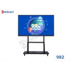 T982 Chip Security Features USB Lock OEM Brand Language Video Conferencing Support 75 86 98 110 Inch Interactive Flat Pannel for sale