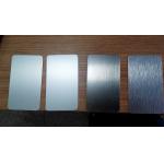 Wire Drawing Finish Colored Aluminum Coil Alloy 1060 20 Gauge Prepainted Aluminium Sheet For Wash Machine Panel for sale