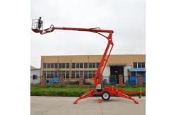 China 16m Towable Articulated Boom Lift 200kg Aerial Work Towable Articulating Manlift supplier