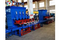 China Automatic Concrete Retaining Block Dosing Machine Artificial Stone Production Line supplier