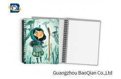 China Pretty Girl Design 3D Lenticular Notebook PET / PP / PVC Cover Material supplier