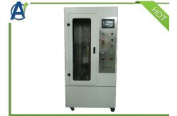 China Automatic Vertical Flame Propagation Cable Testing Machine With Fume Hood supplier