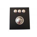 IP67 Trackball Pointing Device Metal Mouse With 3 Buttons USB PS2 Y Cable Interface for sale