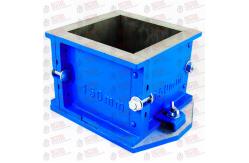 China Cast Iron Cube Mould Four Part 150 Mm Concrete Testing Equipment supplier