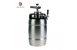 China Home Brewing 1.3 Gallon Vacuum Beer Growler Party Kegger With Tap System supplier