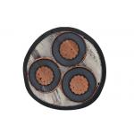 PVC Sheath 3Cx300 Three Core XLPE Insulated Power Cable for sale