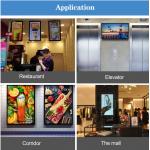 Android 7.1 Indoor Digital Advertising Screens Wifi LAN 4G CMS Optional