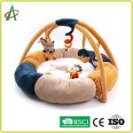 AZO Free bOA fabric Baby Gym Play Mat With Mini Plush Animal Toys for sale