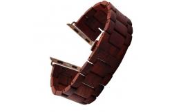 China 38mm 42mm Wood Apple Watch Band Replacement Wooden Bracelet supplier