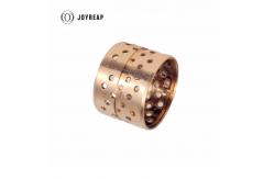 China Wrapped Bronze Sliding Bearing with Lubrication Holes WB802 Bronze Bushing CuSn8P0.3 CuSn6P supplier