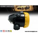 4000 Lux Brightness Gl2- A Led Cap Lamp , Perfessional Mining Cap Lights Waterproof