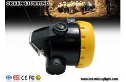 China 4000 Lux Brightness Gl2- A Led Cap Lamp , Perfessional Mining Cap Lights Waterproof supplier