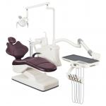 Class II Dental Unit Chair Grey With Rotatable Unit Box for sale