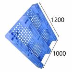 Closed Flat Deck Heavy Duty Plastic Pallet HDPE 1200 X 1000 X 150mm for sale
