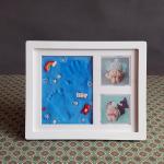 Ornament Keepsake Picture Frame 28X23CM Handprint and Footprint Frame Kit for sale