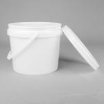 Thermal Transfer Round Plastic Bucket 4 Liter For Wall Paint Glue for sale