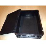 Conductive Crate ESD Plastic Bins , 400 * 300 * 150mm ESD Totes Containers With Lids