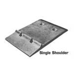 Single Shoulder Tie Plates Rail Tie Plate Sole Plate Rail Base Plate Main Component In Railroad Construction for sale