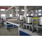 High Efficiency PVC Foam Board Machine , Double Screw Plastic Board Extrusion Line for sale