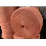 Knitted Copper Wire Mesh For Industrial Commercial And Agricultural Use for sale