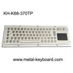 65 Keys Industrial Keyboard with Touchpad , Water - proof Stainless Steel for sale