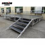 Movable stage platform Concert Wooden Portable Stage Stairs for sale