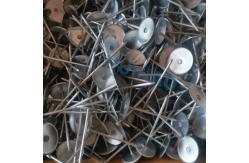 China 2.7 X 70 Mm Capped Insulation Weld Pins With Bevel Edge Washer supplier