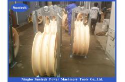 China Transmission Three Sheaves 660 Diameter Stringing Equipment Conductor Stringing Blocks supplier