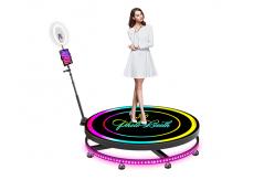 China Customized Logo Camera Photo Booth With Flight Case Package With Red Carpet supplier